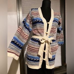 VINTAGE 70s Made Exclusively for Montage Long Sleeve Button Down Cardigan